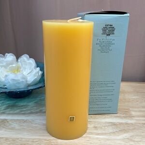 PartyLite Mango Tangerine 3 x 7“ pillar candle NIB